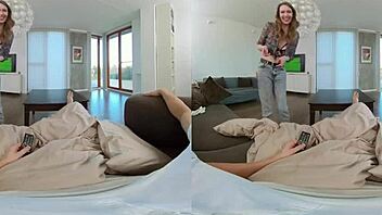 Czech VR 571 with slutty blonde lover and horny wife