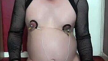 Crossdressing amateur enjoys electro play and assfucking