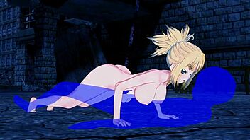 Dr Stone Hentai: Kohaku Performs Boobjob And Handjob