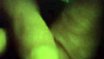 In the dark, mature babe gives pov blowjob secretly to avoid her husband noticing 😏