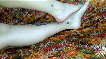 i oil up my feet to jerk you off.