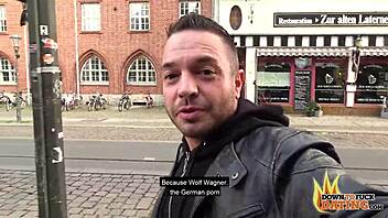 Curvy Blonde Lena Nitro Fucks Blind Date in Public Hotel