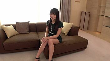 She grinds in cosplay, masturbating wildly to orgasm on her shaved body