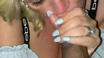 milf hooker swallows in her mouth