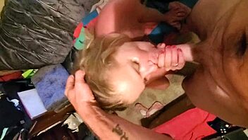 Wow, Stepmom Is Sucking Off Her Stepson So Roughly!