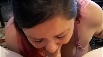 i'm sucking his dick and he cums in my mouth - lmccouple