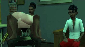 black wife’s big ass drilled near husband