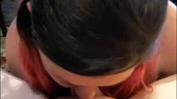 i'm sucking his dick and he cums in my mouth - lmccouple