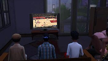 black wife’s big ass drilled near husband