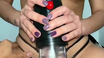 my slut friend masturbates me with a toy! feel the pov fucking excitement!