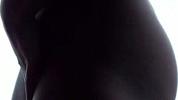 Avri Norwood fingers her shaved pussy to intense orgasm!