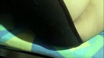 Horny with friend's husband, massaging cock and ass