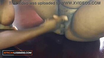 Deep feelings during outdoor lesbian pussy ride.