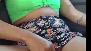 Horny Wife Flashes Pussy In Uber