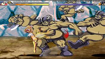 queen axe hentai ep 6 turns warrior into cum lover.