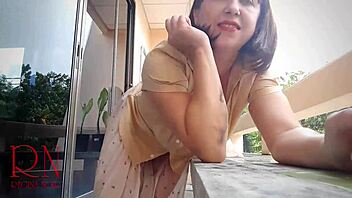 Fatty teacher gets naughty in nylons and heels
