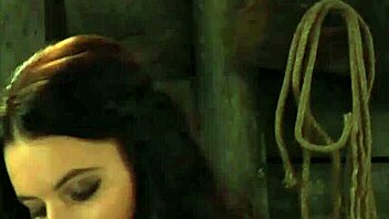 mistress and handmaiden rub pussies in bondage for voyeur mistress