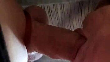 Wife Gives Handjob And Blowjob To Monster Cock, Ending With Cum In Mouth