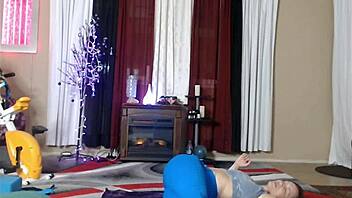 Mature wife learns shaving instructions.