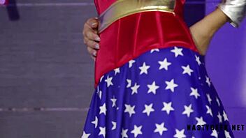 I Made Horny Darth Vader Squirt All Over Wonder Woman's Face In This Parody!