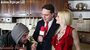 Andrea Dipra and Rossella Palle in a steamy kitchen encounter