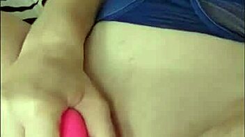 Exhibitionist blonde MILF Mama FoXX94 shows off her big natural tits and fingering skills