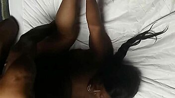 African American woman gets naughty in homemade video