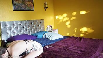 mommy teaches sexy yoga lesson with huge ass