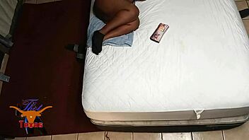 African American woman gets naughty in homemade video