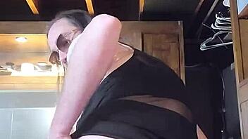 modeling fresh panties in sexy shemale style for you pt 3