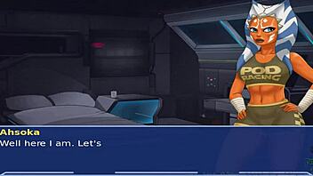 Star Wars Orange Trainer Cosplay Bang