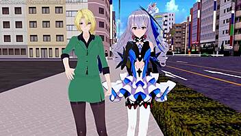 Honkai Impact Himeko Gets Fucked Hard In The Street!