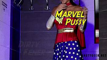 I Made Horny Darth Vader Squirt All Over Wonder Woman's Face In This Parody!