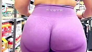 8-minute voyeuristic experience of a tight ass
