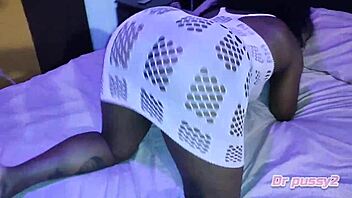 i fucked the ebony client in lingerie