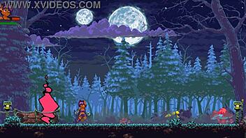 Kincaid hentai game episode 14 features rough forest fucking by werewolf.