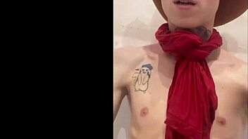 Hot teen 18+ enjoys fun in the shower with bathing and cumshots.