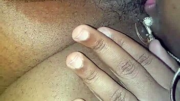 Wife n girlfriend lick wet pussy during masturbation and fingering