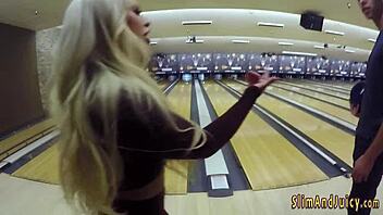 busty babe gives head, rides, and fingers her ass