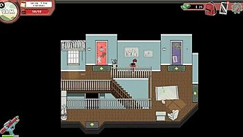 Redhead femdom dominates with monster cock in cosplay