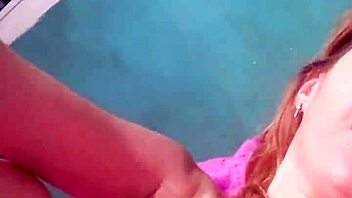 colorful blowjob with cum and feet fetish