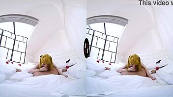 virtual taboo unveils a shaved glossy pussy in cosplay