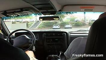 Just chilling with freakyflames, watching a petite teen handle a monster cock.