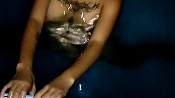 having sex in the pool right in front of all the guests