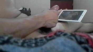 Cumming in a solo masturbation session