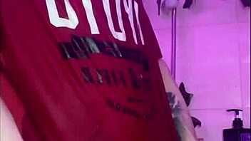 Hot teen 18+ enjoys fun in the shower with bathing and cumshots.