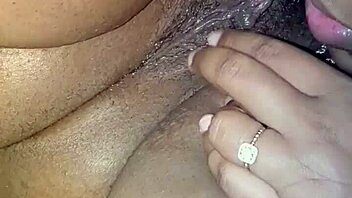 Wife n girlfriend lick wet pussy during masturbation and fingering