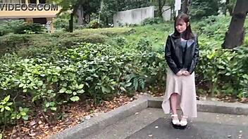 mee-chan rides cowgirl and begs for creampie from better cock