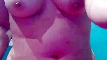 colorful blowjob with cum and feet fetish