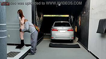 Wife surprises husband with sensual outfit, he fucks her ass until she begs to stop